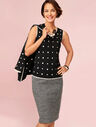 Charming Cardigan - Embroidered Dot