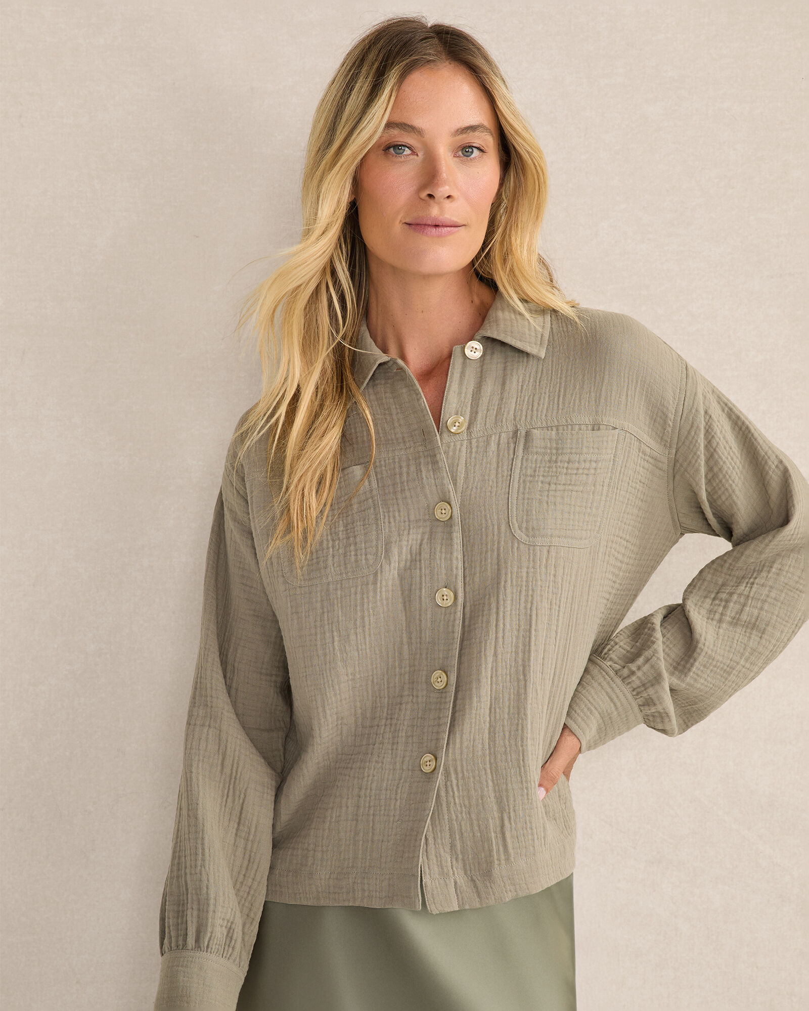 Organic Cotton Gauze Jacket