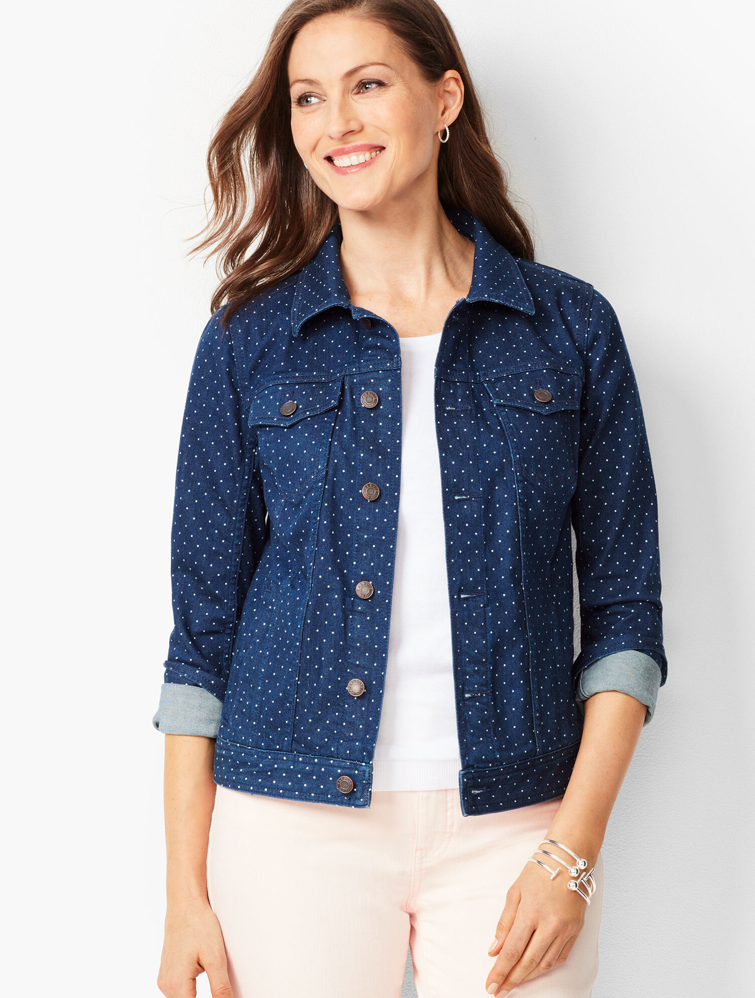 Classic Jean Jacket - Dot | Talbots