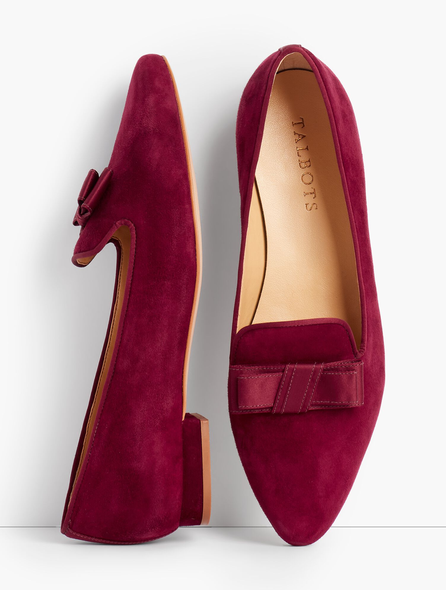 Edison Bow-Detail Flats - Solid | Talbots