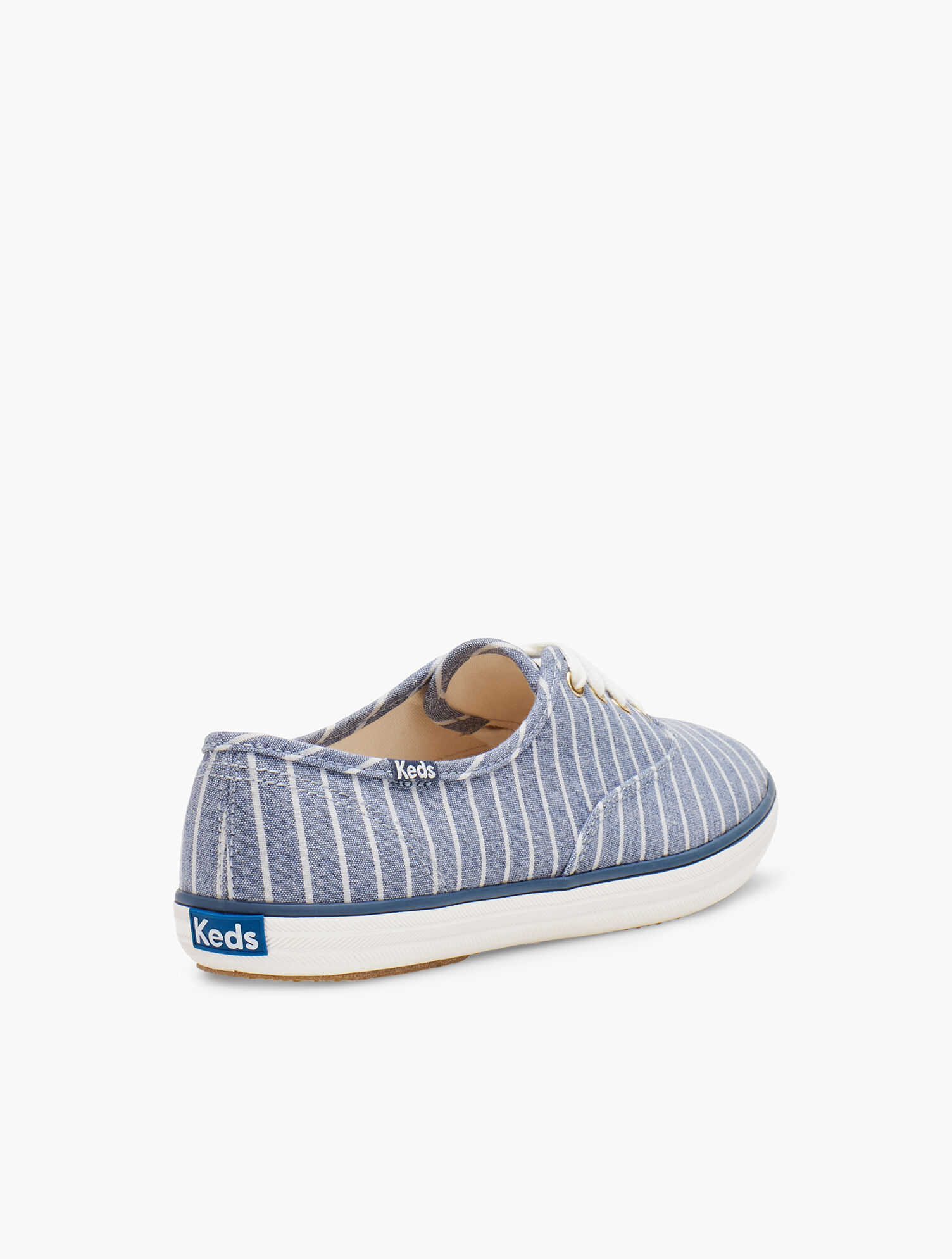 Keds&reg; Champion Sneakers - Chambray Breton Stripe