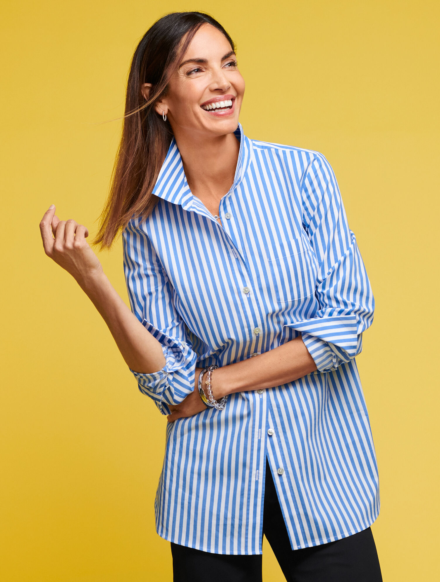Boyfriend Shirt - Sailor Stripe