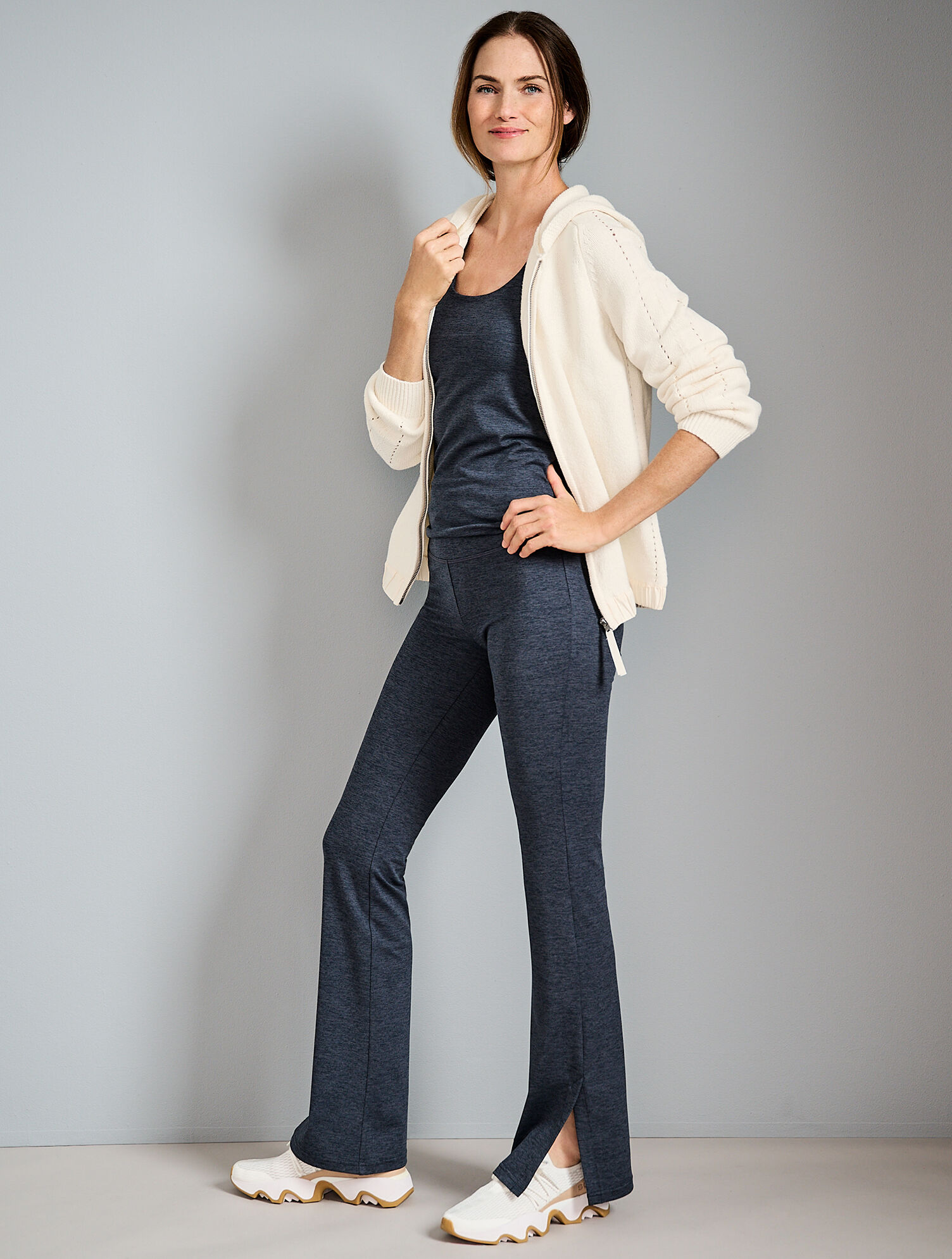 Studio Stretch Split Flare Leggings