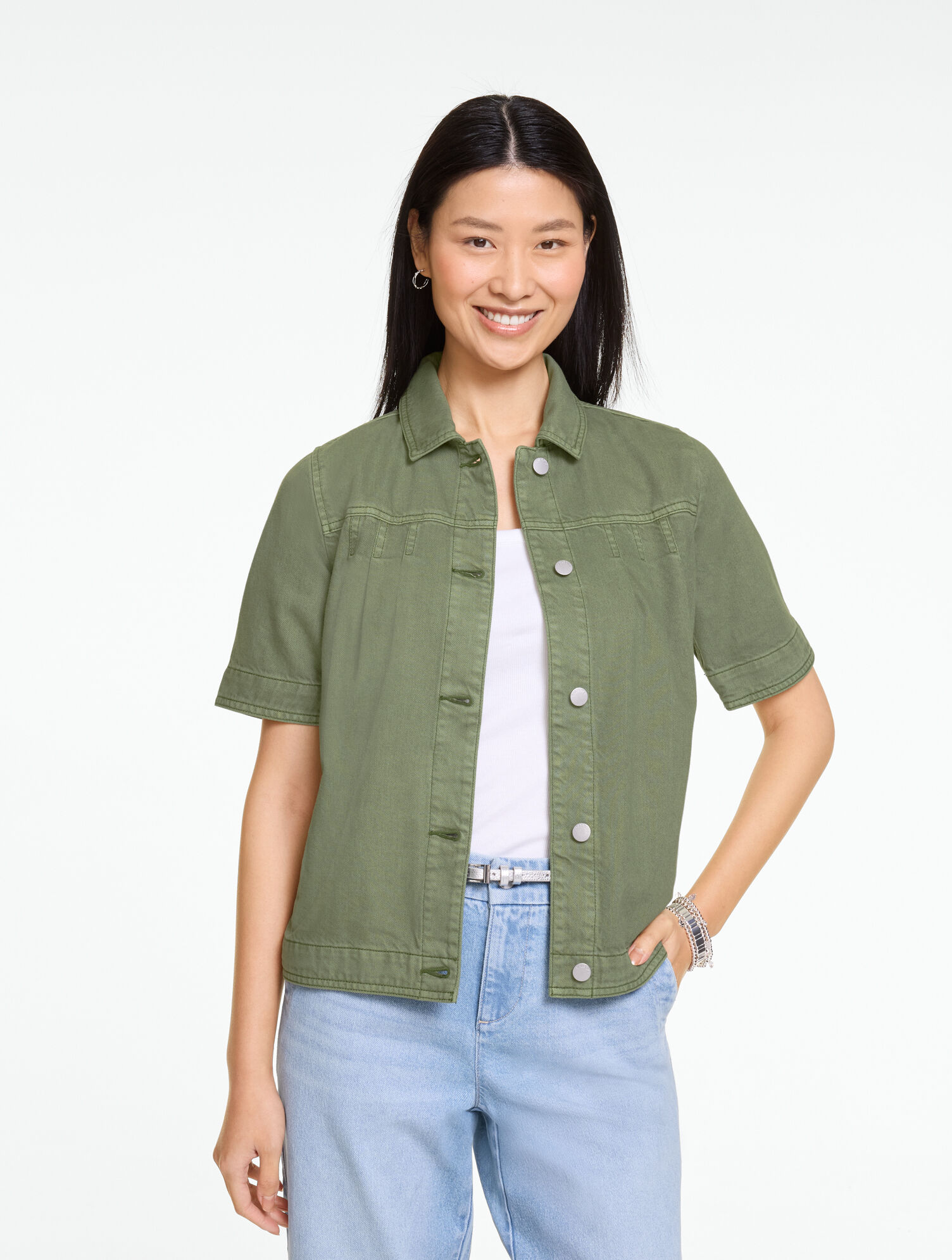 Short Sleeve Jean Jacket