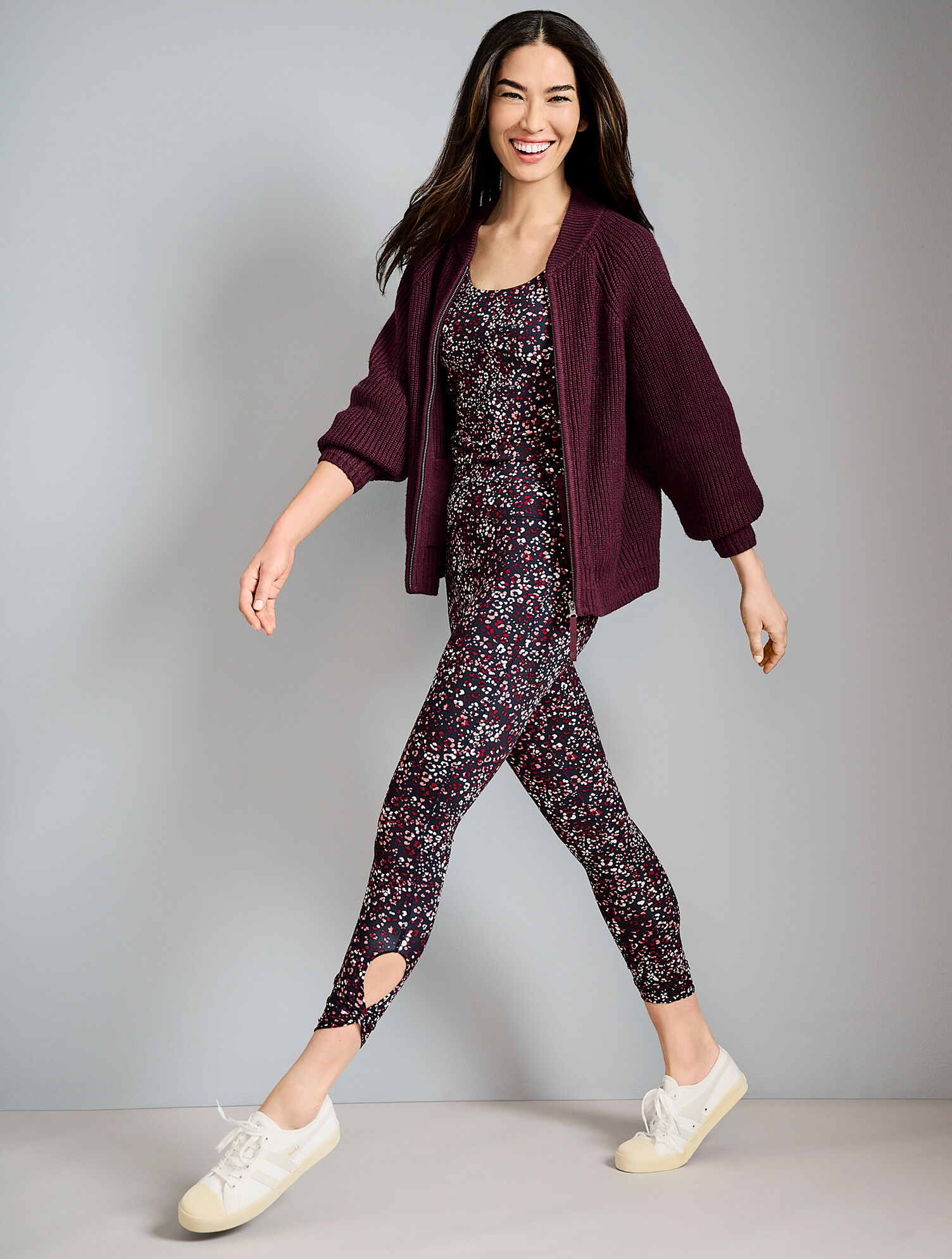 Out &amp; About Twist Capri Leggings - Leopard Kaleidoscope