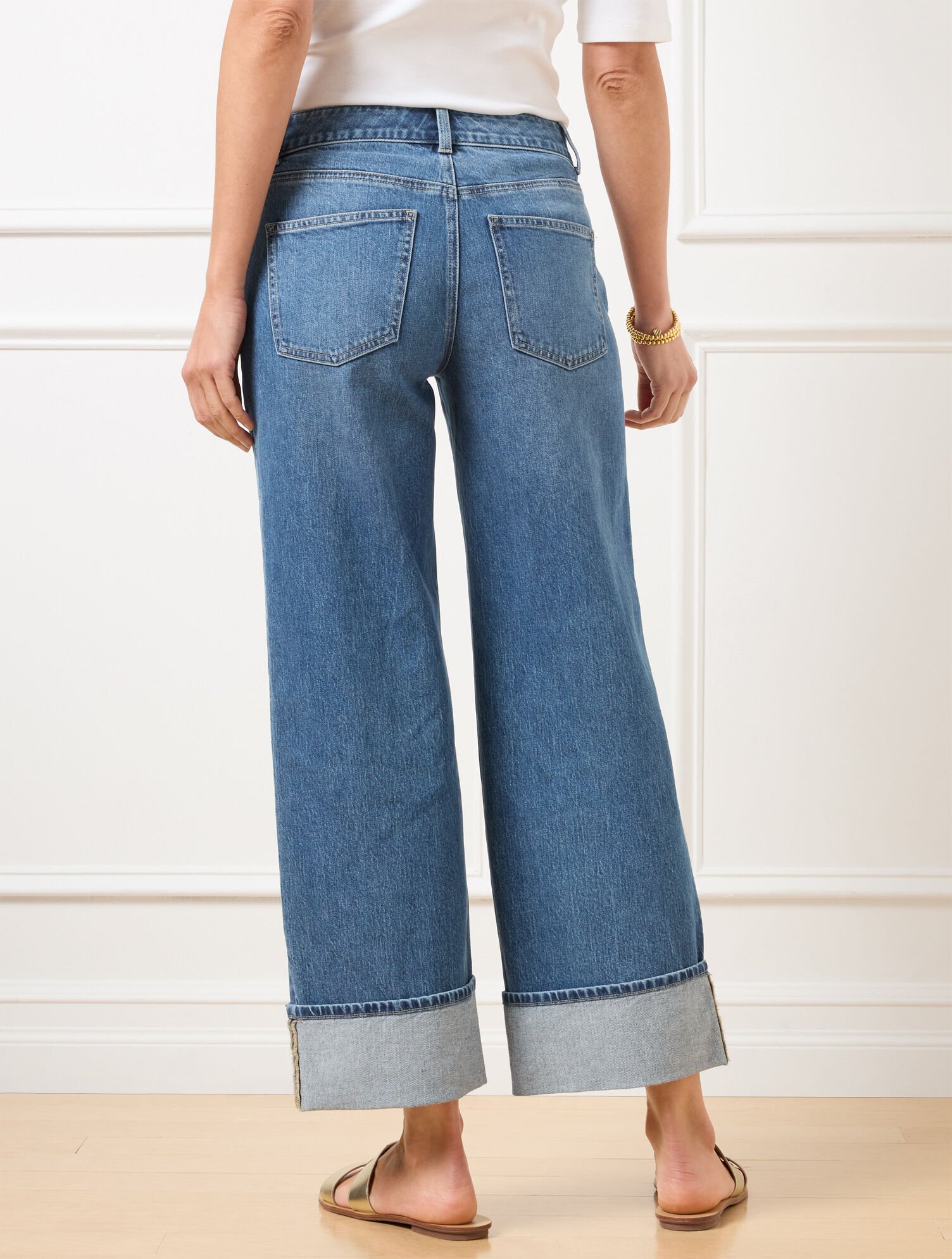 Crop Jeans Loft Embroidered Jeans Wide Straight Ankle