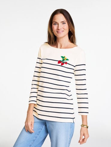 Authentic Talbots Tee - Strawberry Patch