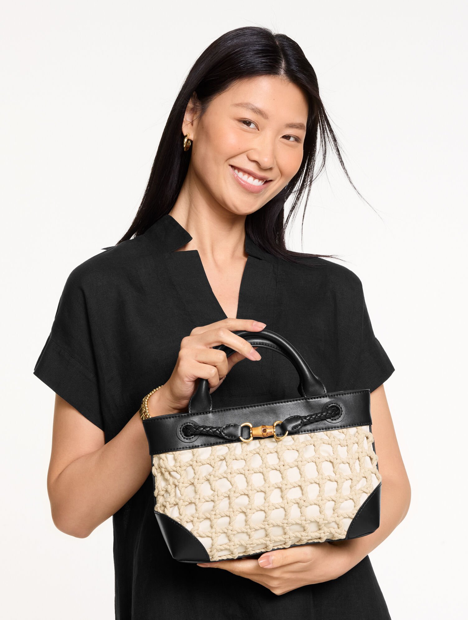 Knotted Cord Satchel