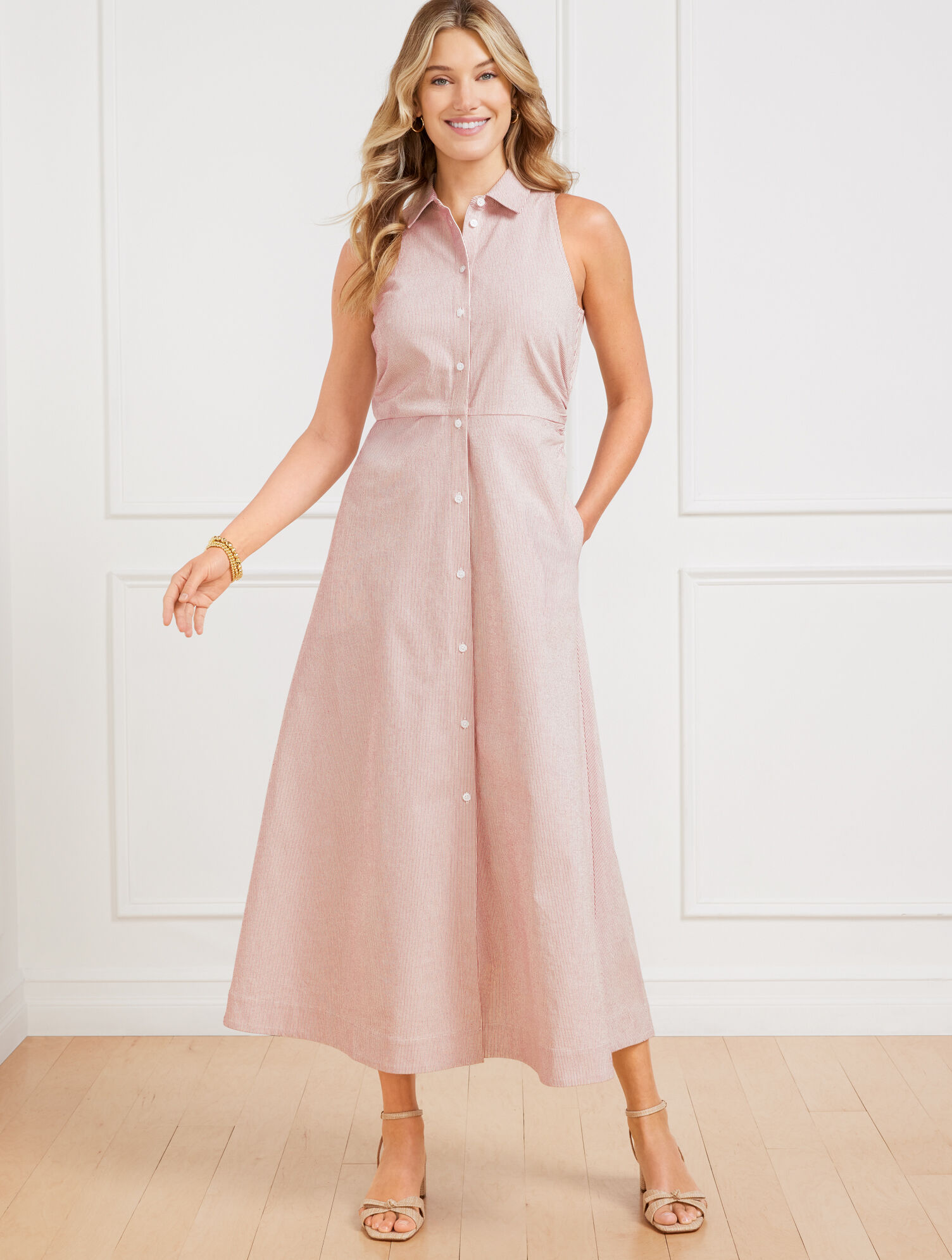 Seersucker Shirtdress