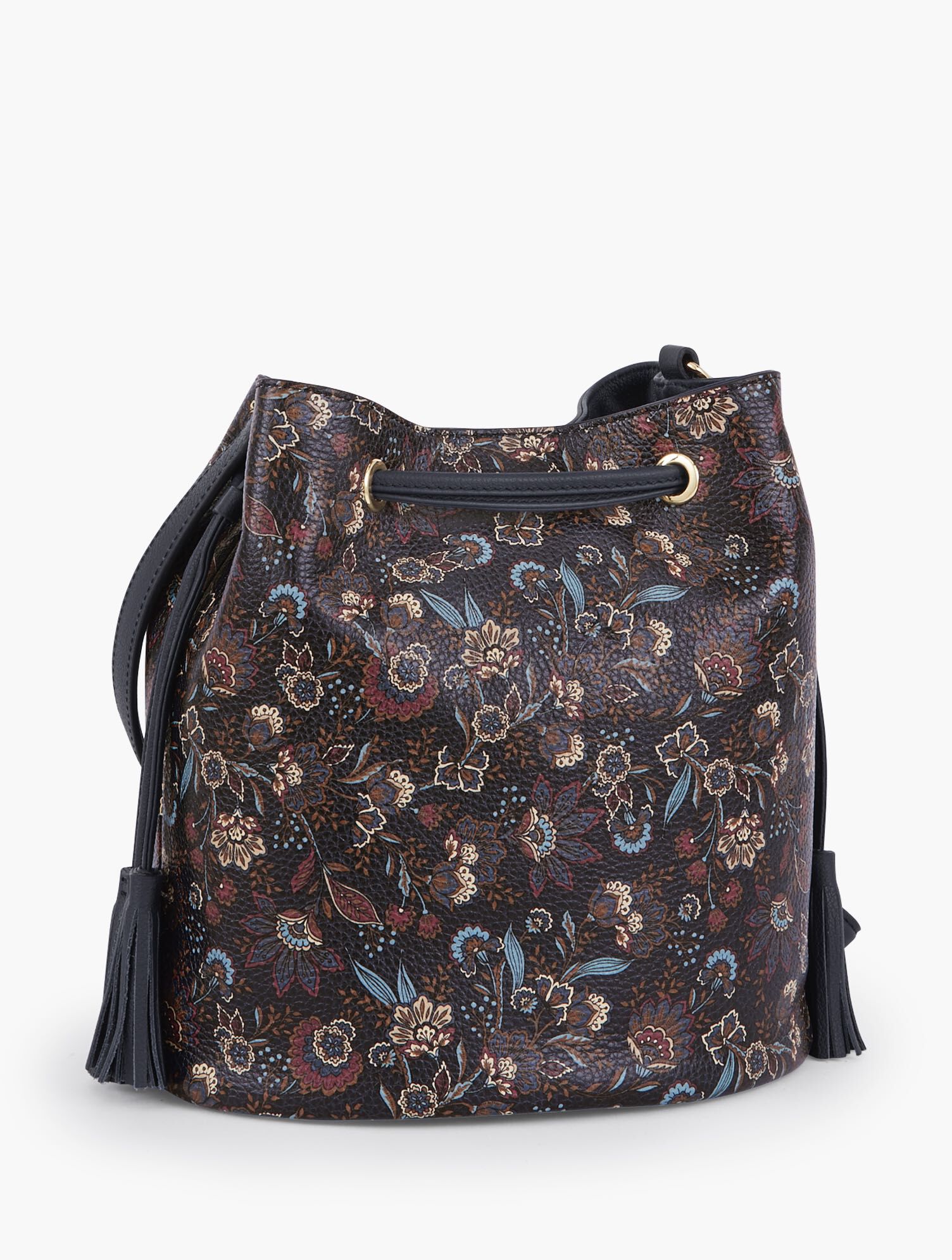 Autumn Floral Drawstring Bag