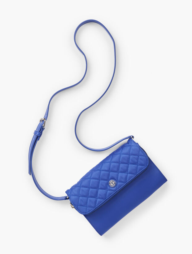 Quilted Nylon Crossbody Bag
