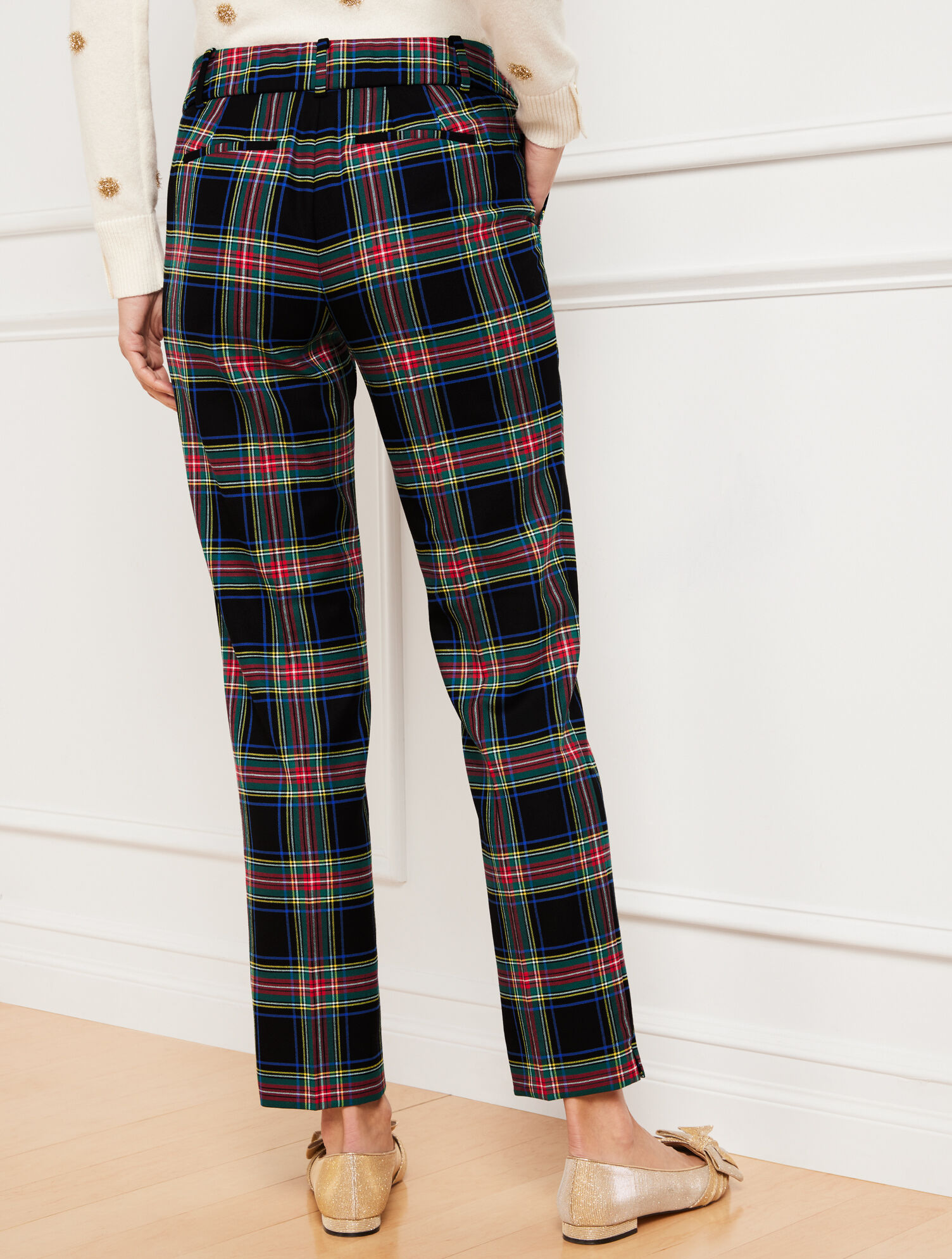 Talbots Hampshire Ankle Pants - Celebrating Plaid