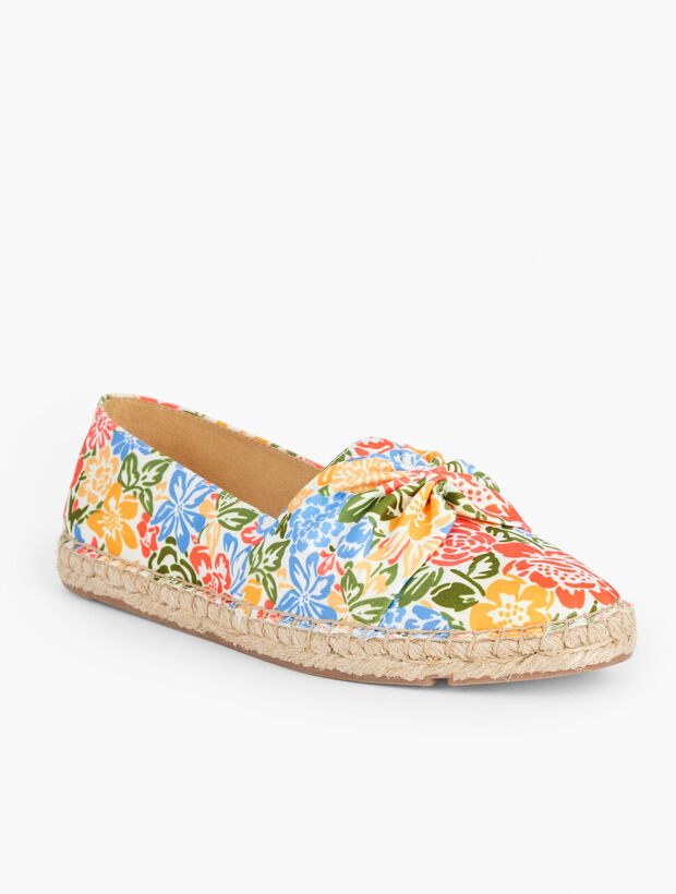 Izzy Cinched Garden Blossoms Espadrilles