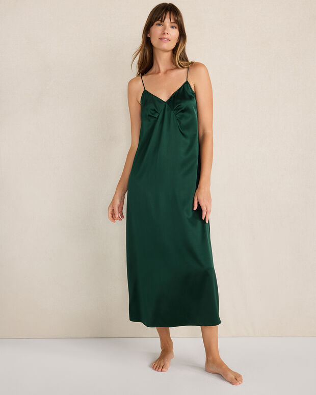 Washable Silk Pleated Chemise