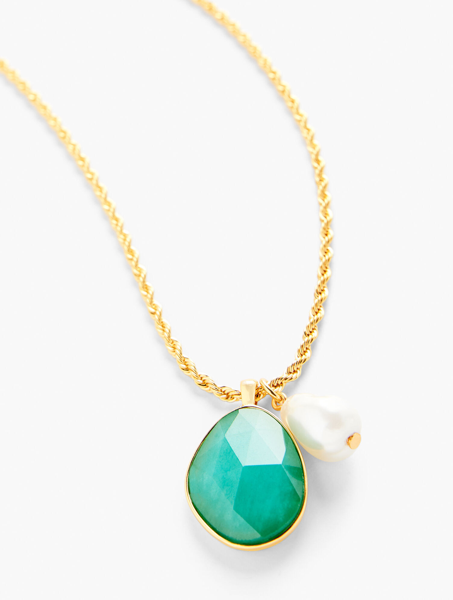 Talbots Neckless Organic Pendant Necklace | Talbots
