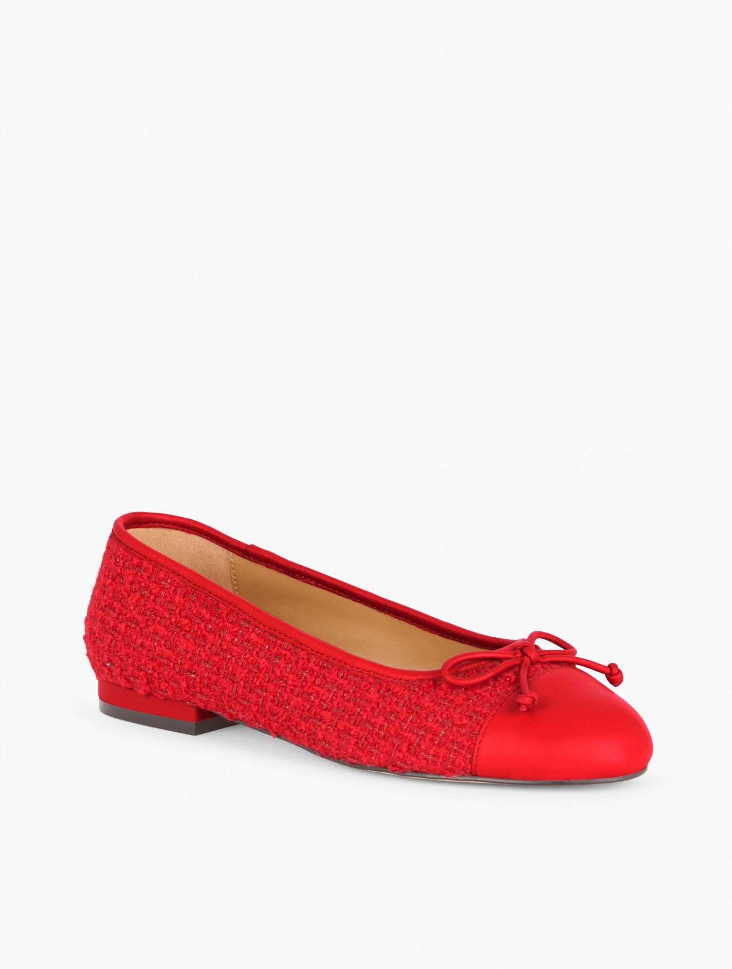 Madison Ballet Flats &ndash; Garden Tweed