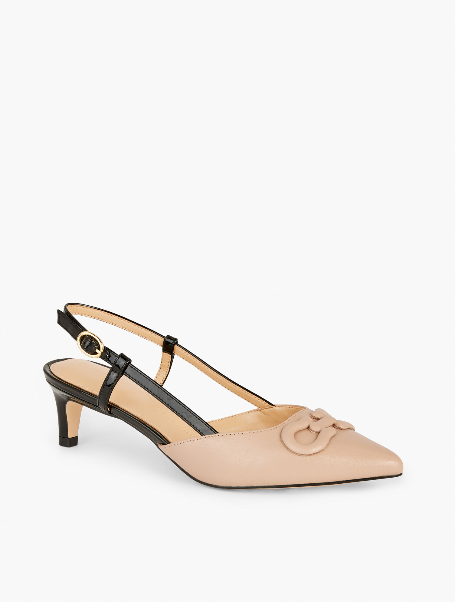 Sylas Bit Slingback Soft Nappa Pumps