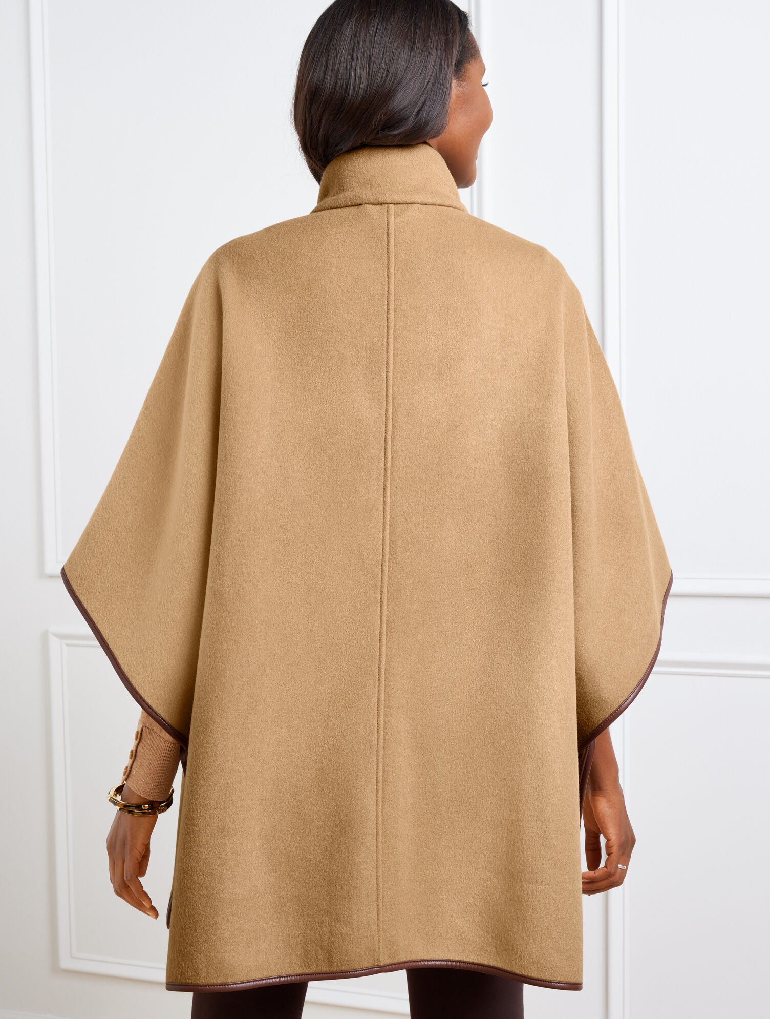Tailored Wool Cape | Talbots
