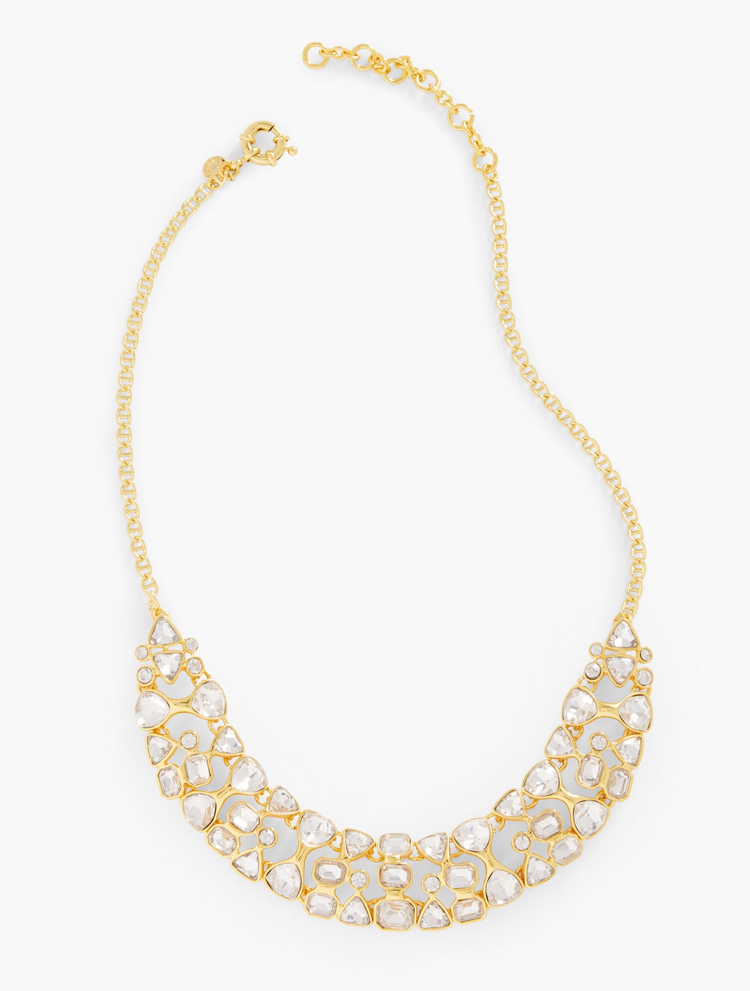 Talbots Neckless Ice Crystal Statement Necklace | Talbots