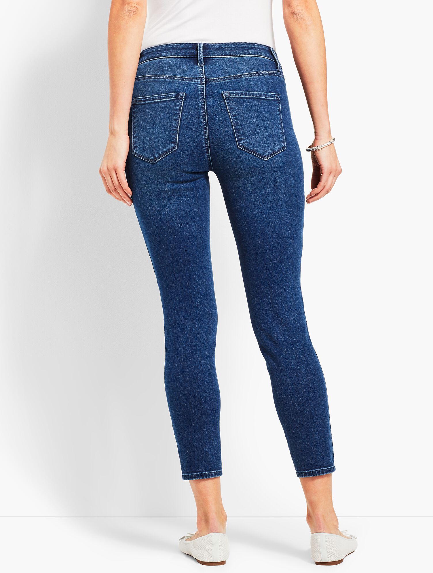 Denim Jegging Crop Blue Diamond Talbots