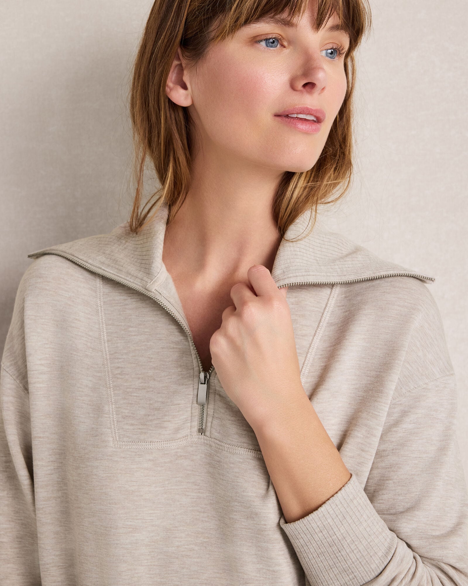 Fleece Half-Zip Pullover | Haven Well Within