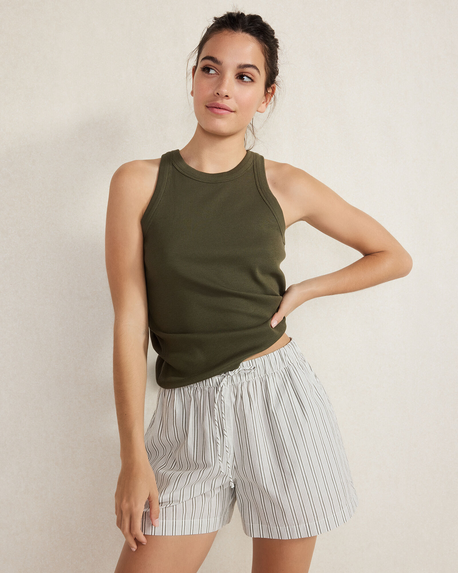 Organic Cotton Poplin Shorts