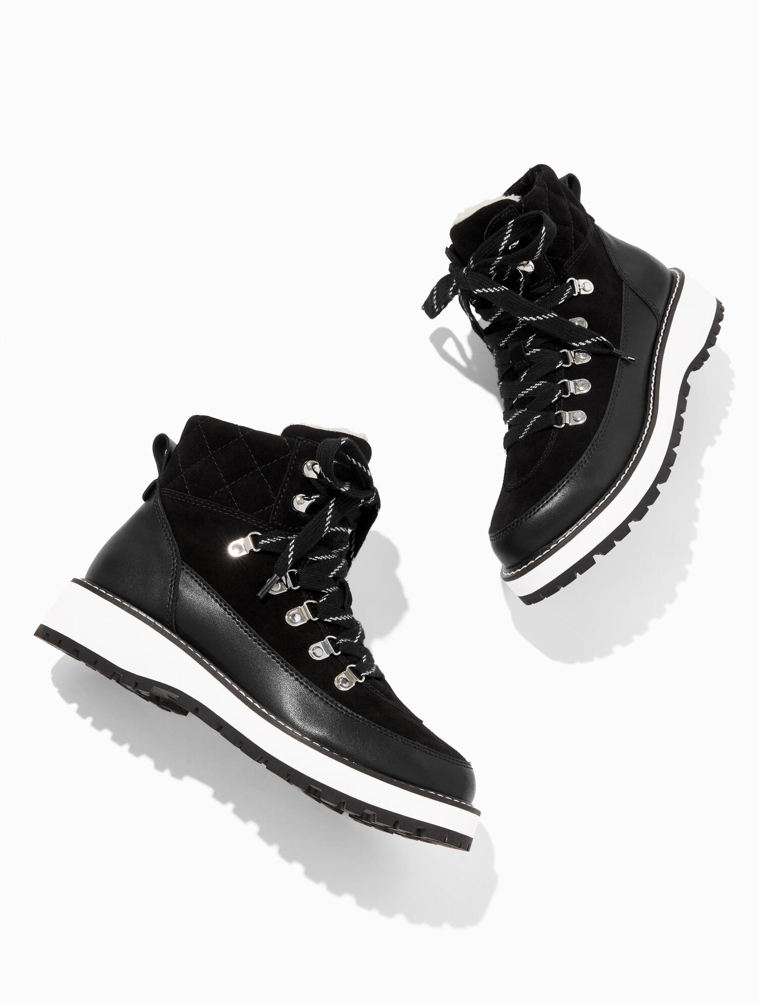 Jules Suede &amp; Leather Hiker Boots