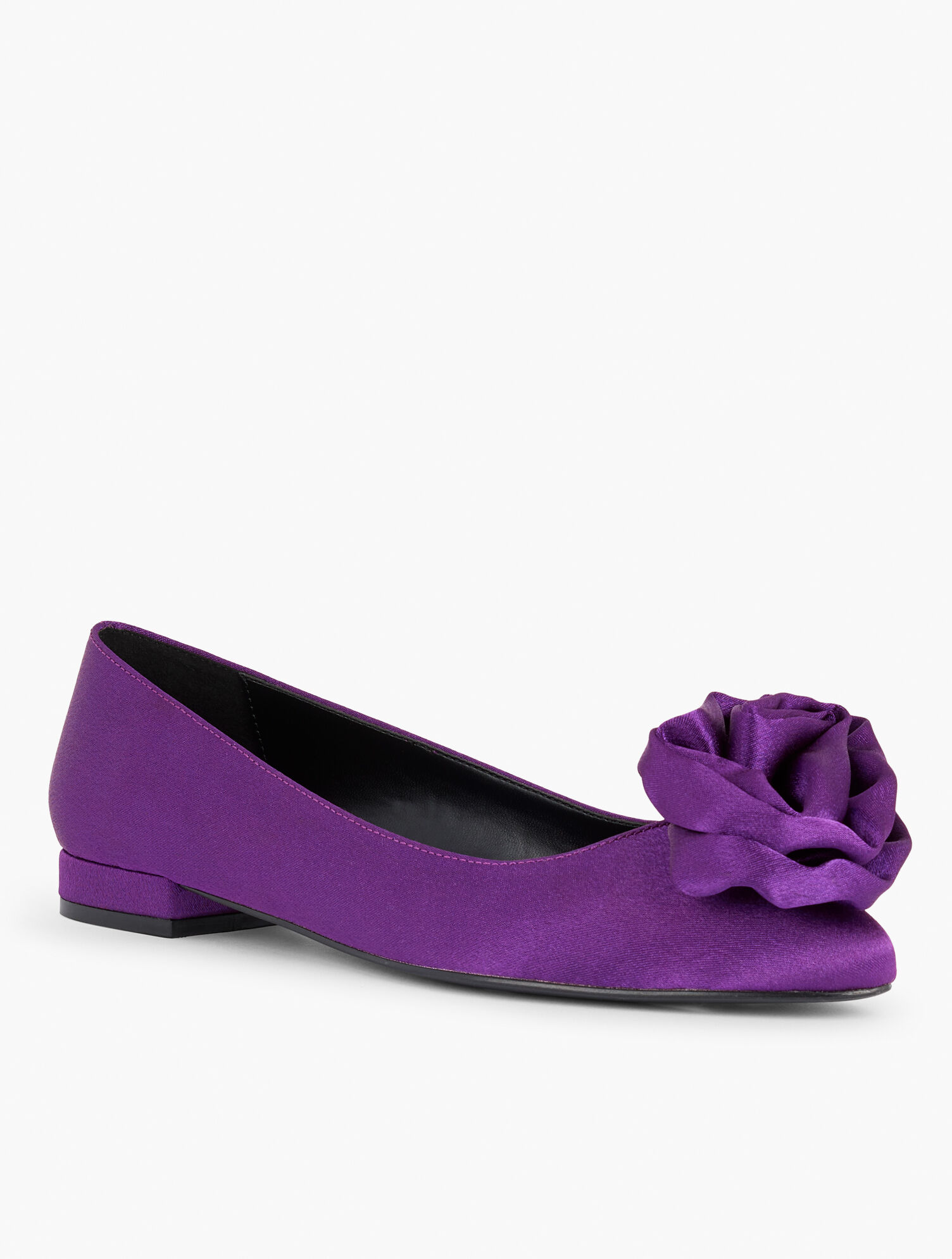 Edison Rose Satin Flats