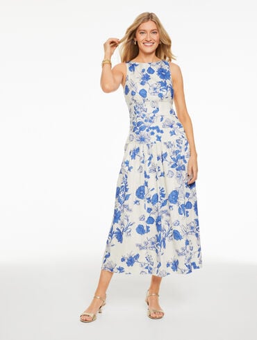 Fit & Flare Dress - Shadow Floral