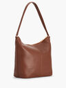 Soft Pebble Leather Hobo Bag