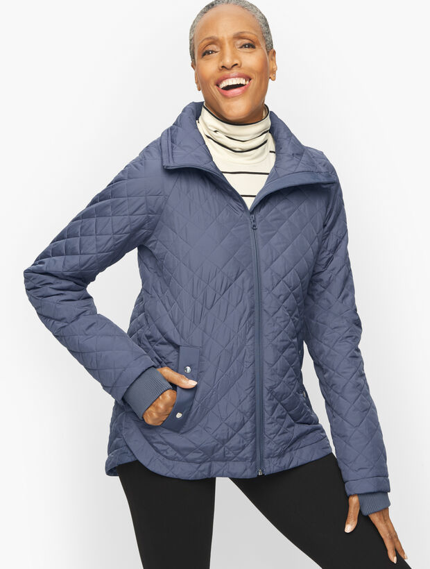 Quilted Hi-Lo Jacket