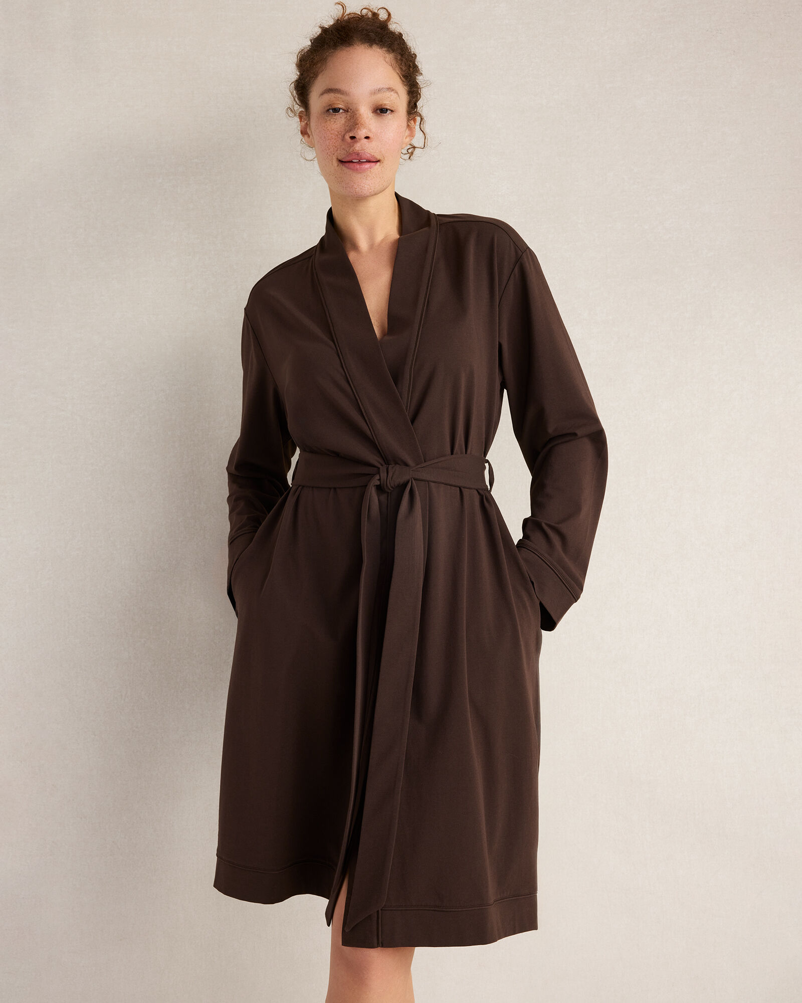 Organic Cotton Jersey Robe