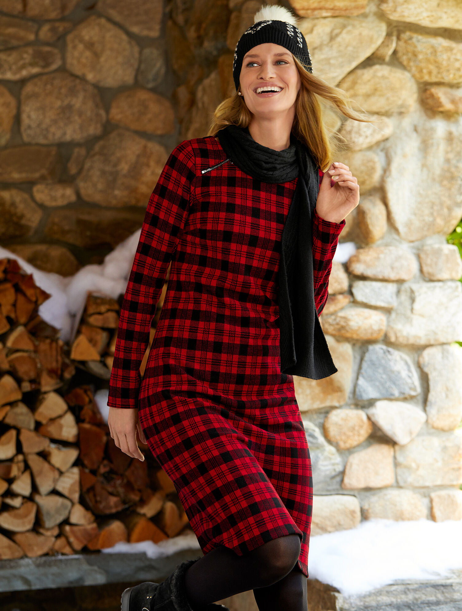 Tartan Plaid Shift Dress