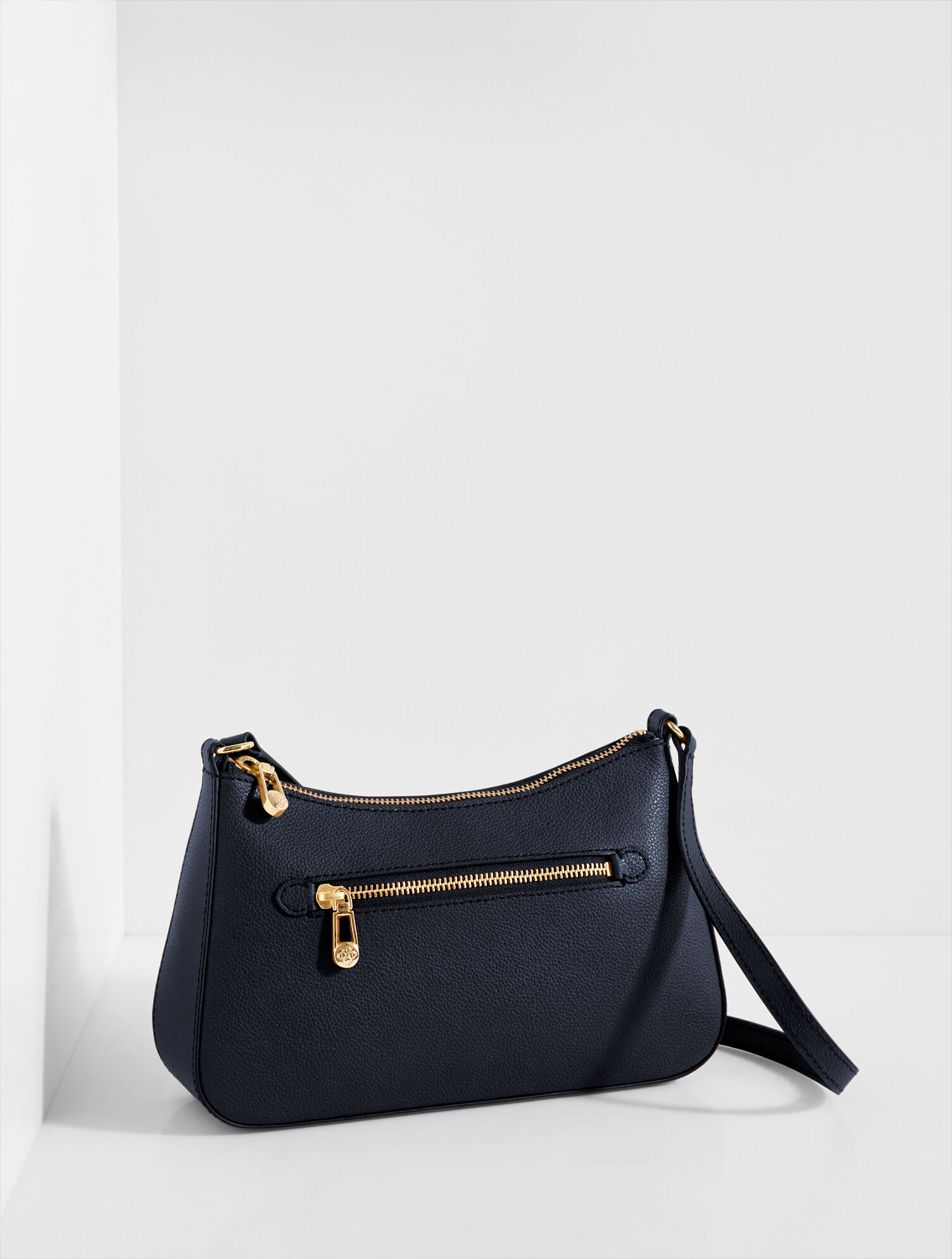 Evelyn Pebble Leather Crossbody Bag
