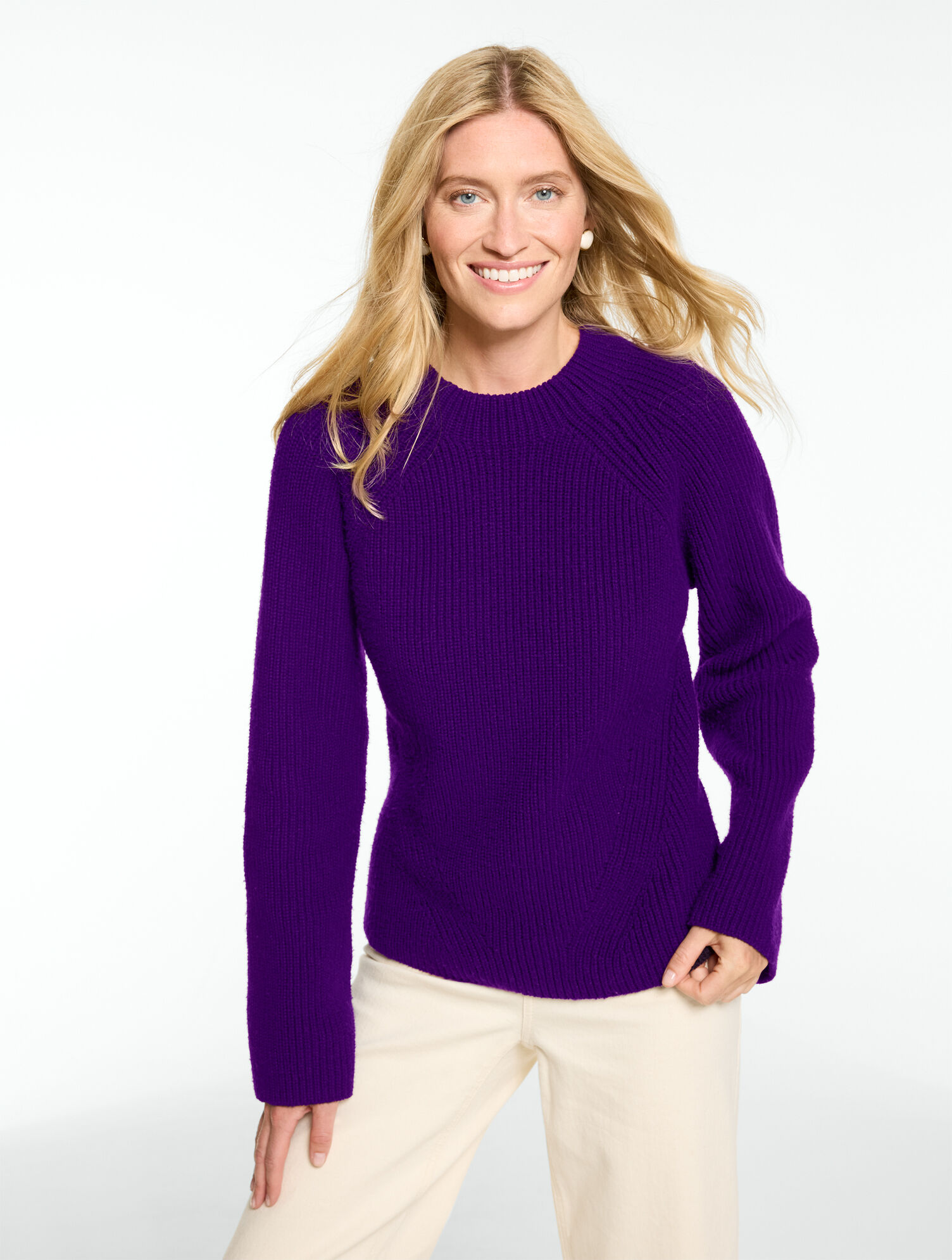Shaker Knit Crewneck Sweater
