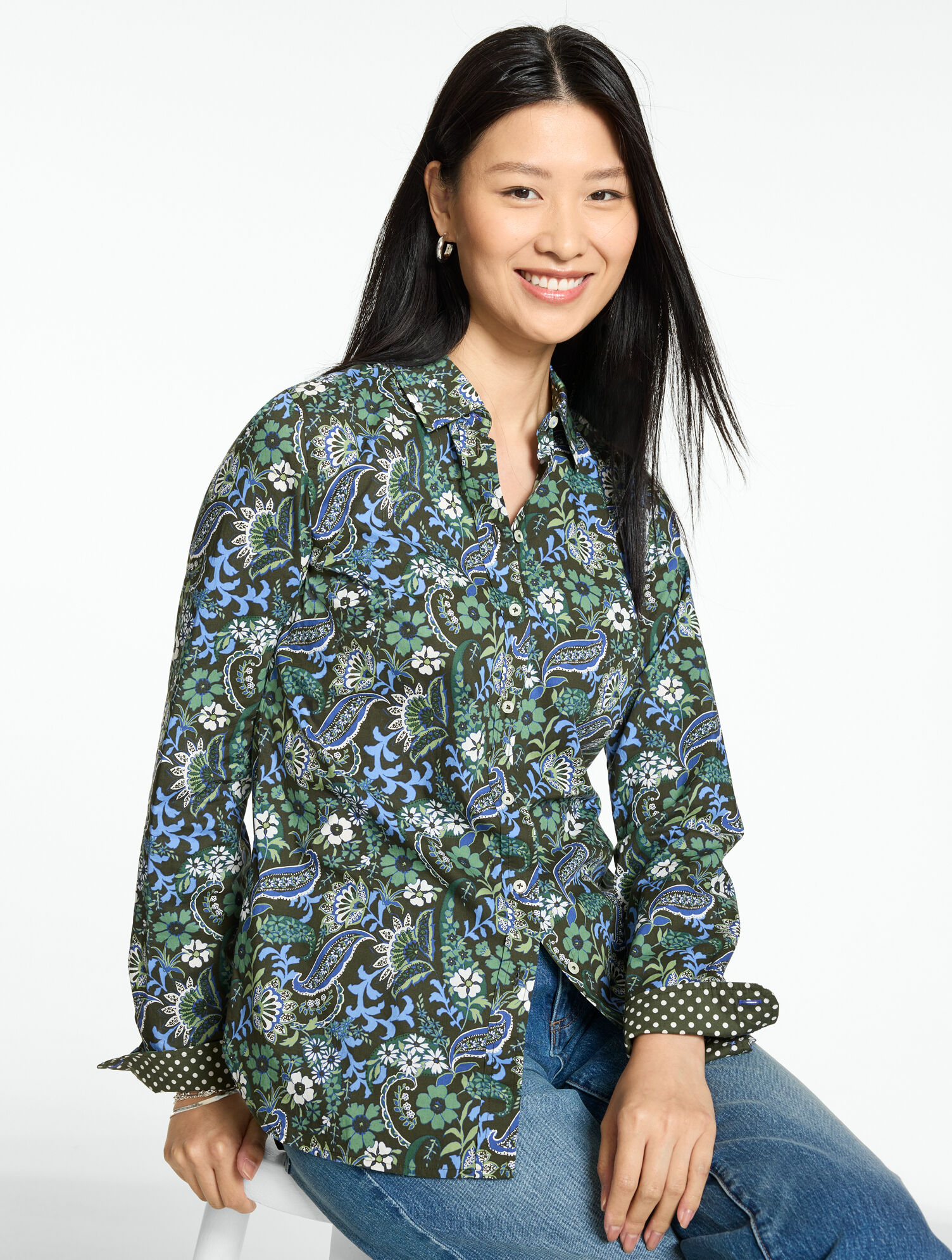 Modern Classic Shirt - Verdant Floral
