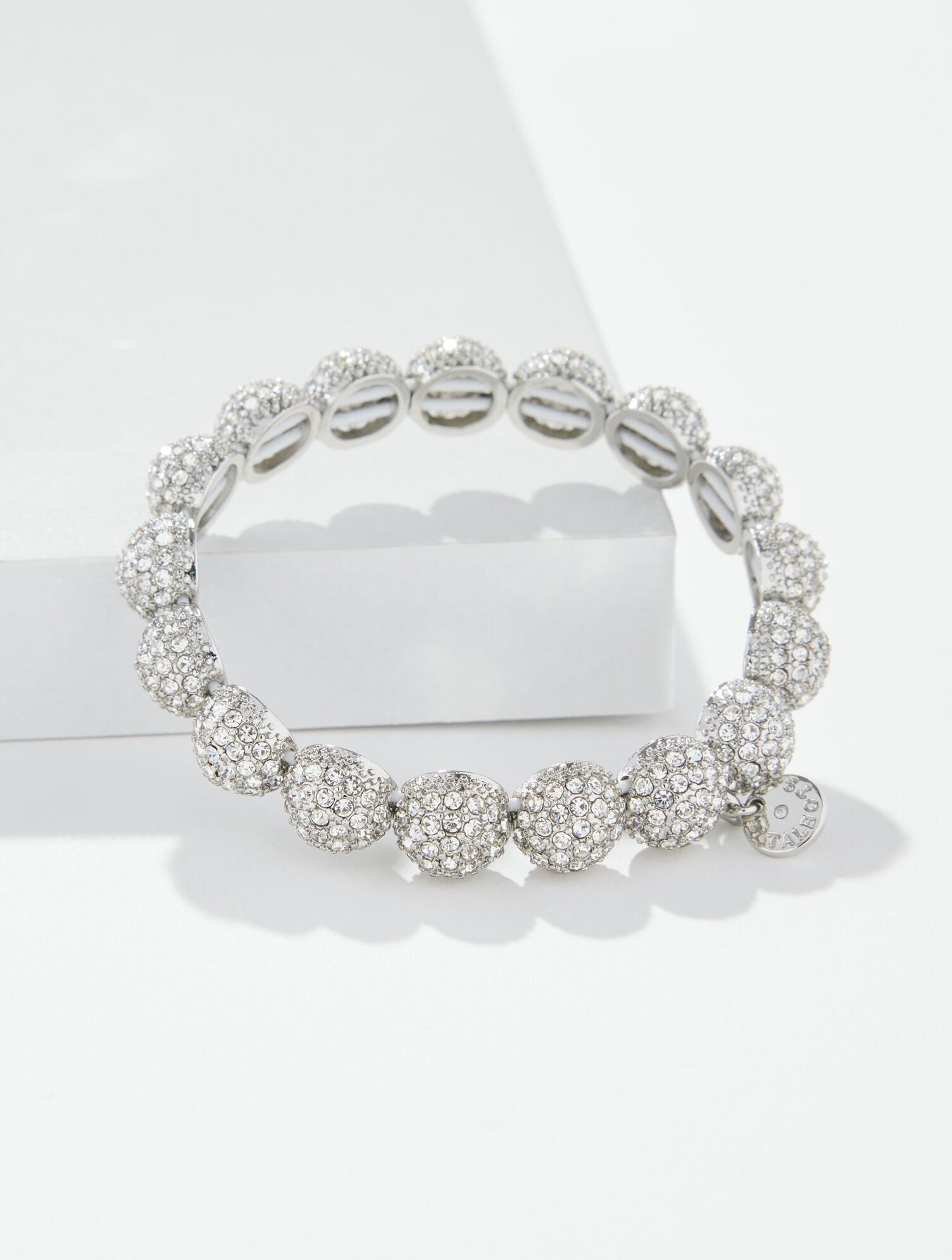 Pav&eacute; Ball Stretch Bracelet
