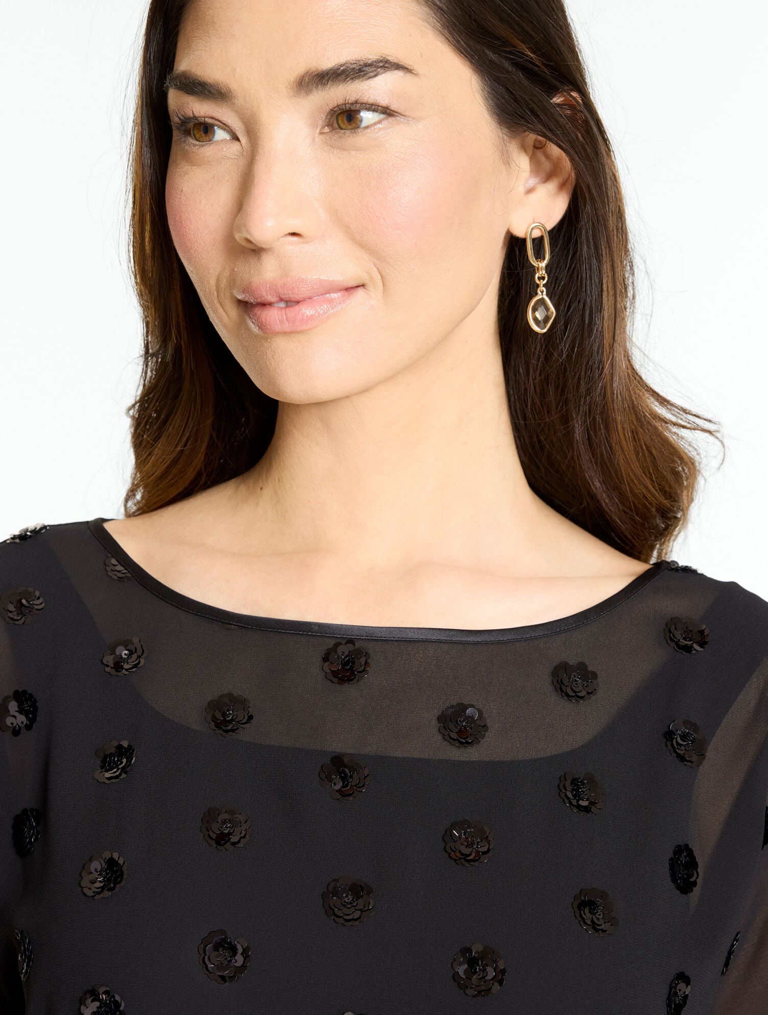 RSVP Soft Sequin Top - thumbnail 3