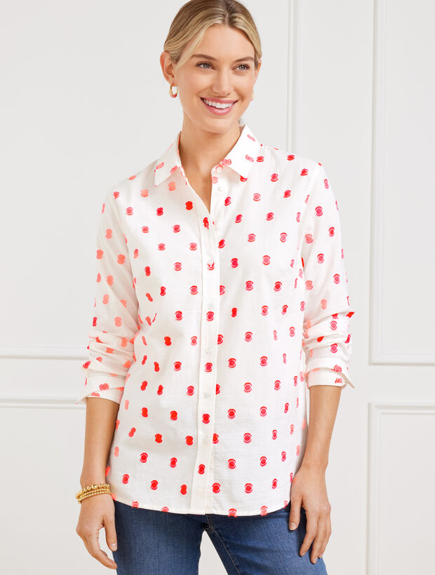 Modern Classic Shirt - Birds Eye Jacquard
