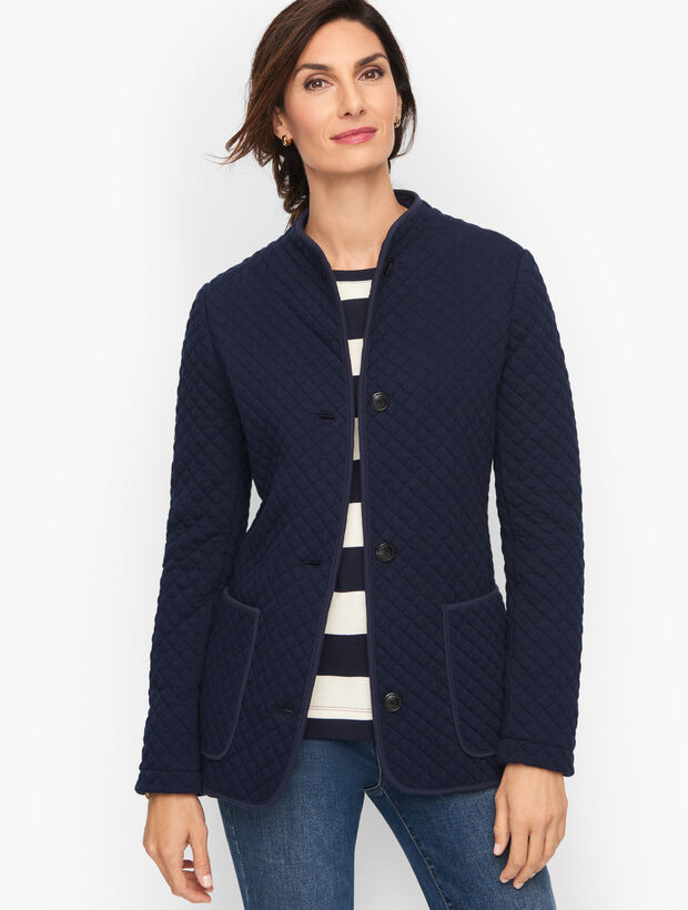 Quilted Knit Jacket
