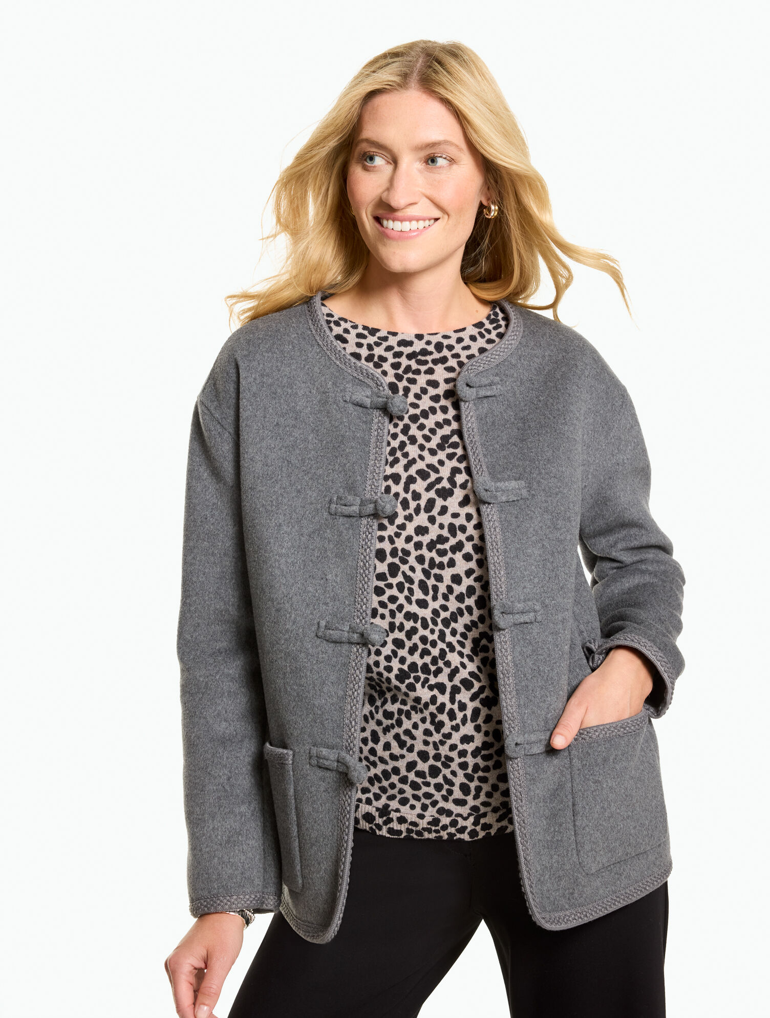 Double Face Wool Blend Jacket