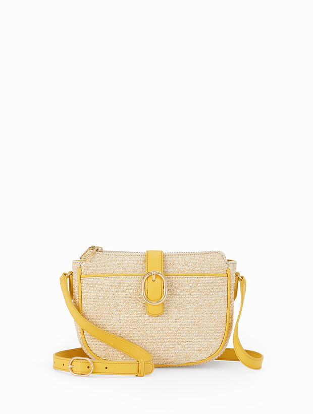 Straw Crossbody Bag Talbots