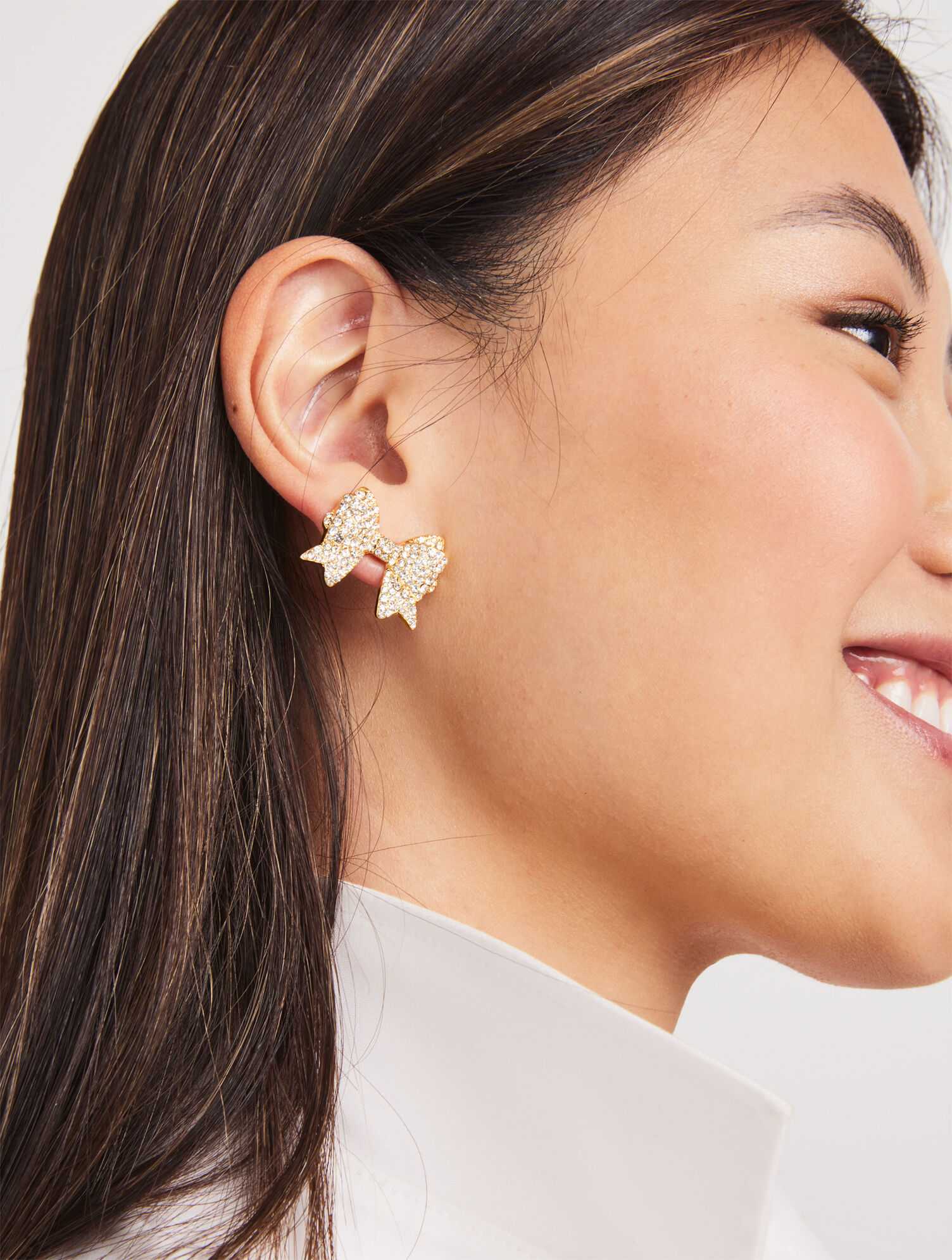 Party Bow Stud Earrings | Talbots