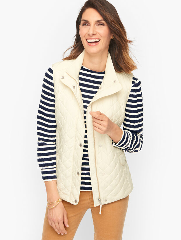 Diamond Quilted Vest