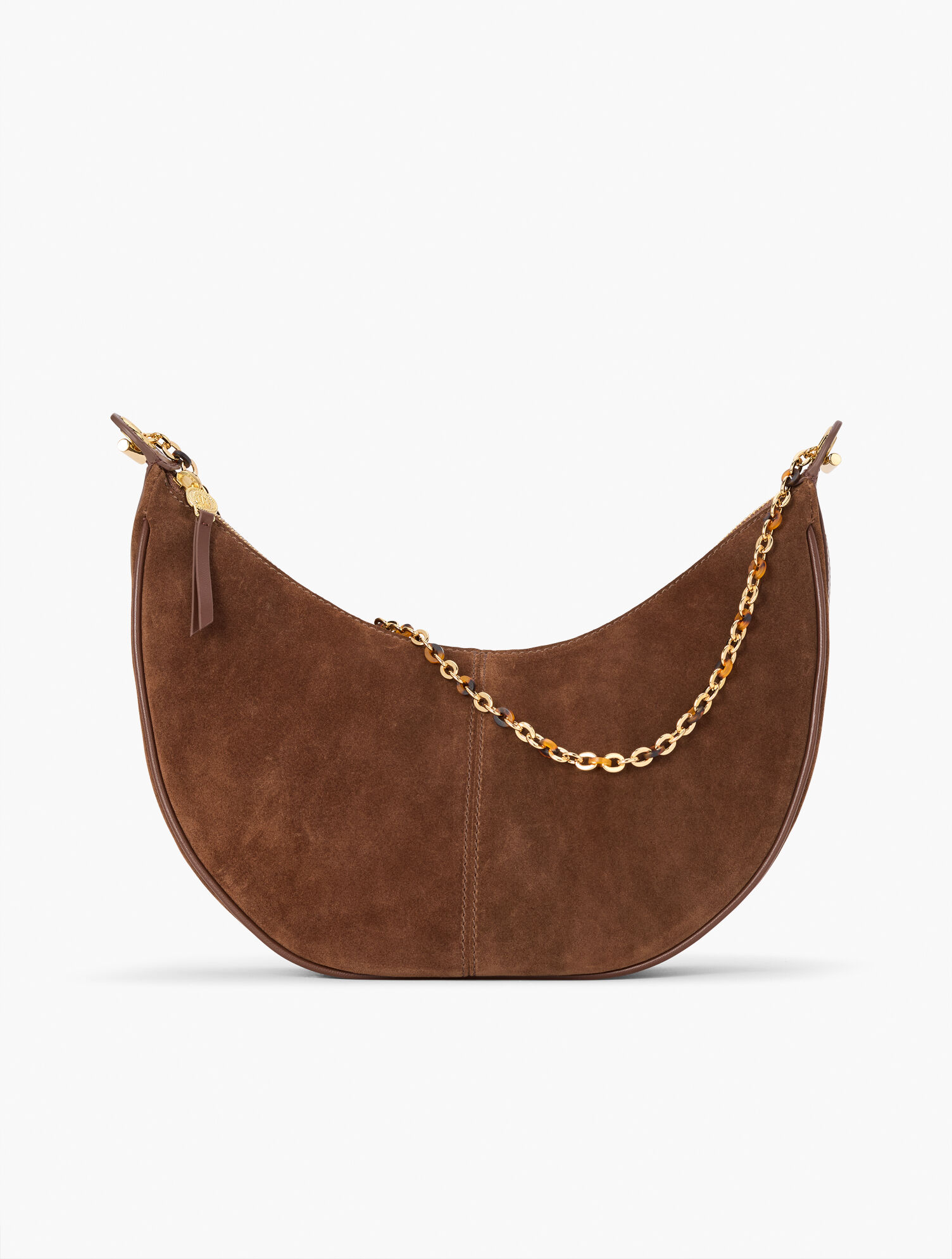 Suede Crescent Bag | Talbots