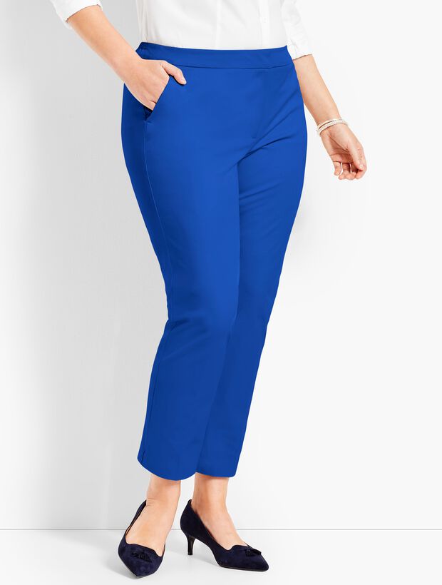 Plus Size Talbots Hampshire Ankle Pants - Solid