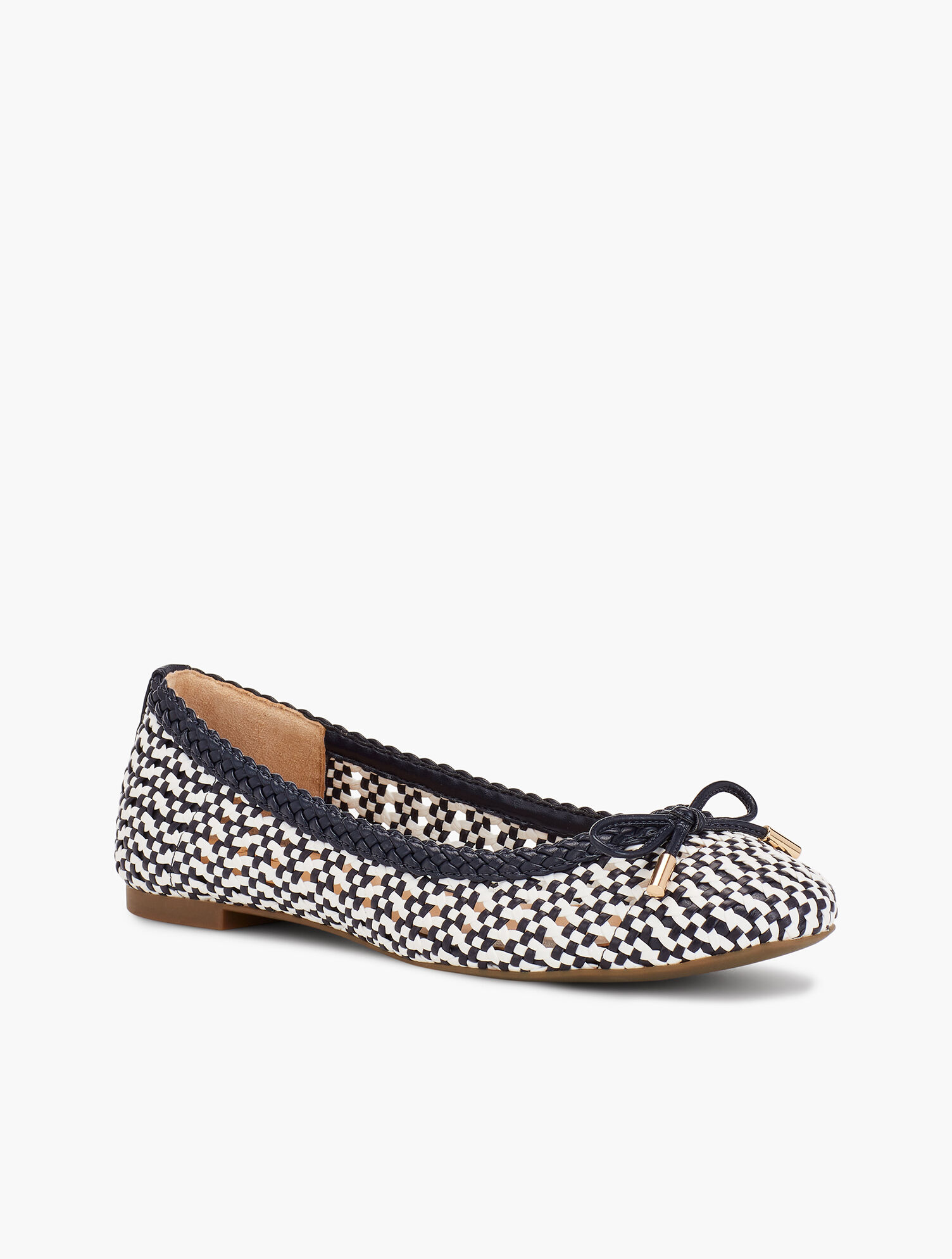 Olympia Open-Weave Ballet Flats - Bi-Color