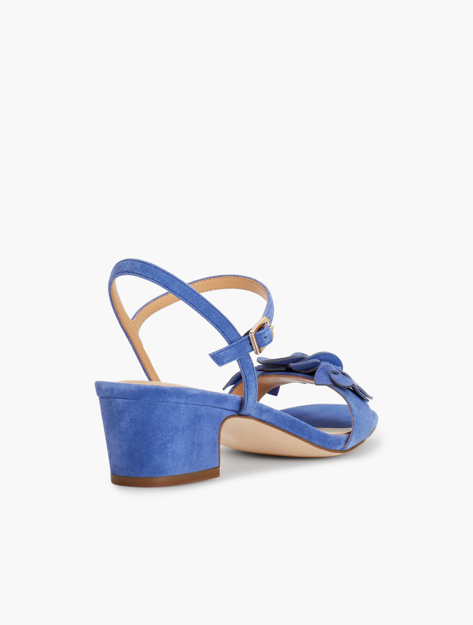 Meghan Flower Sandals - Suede