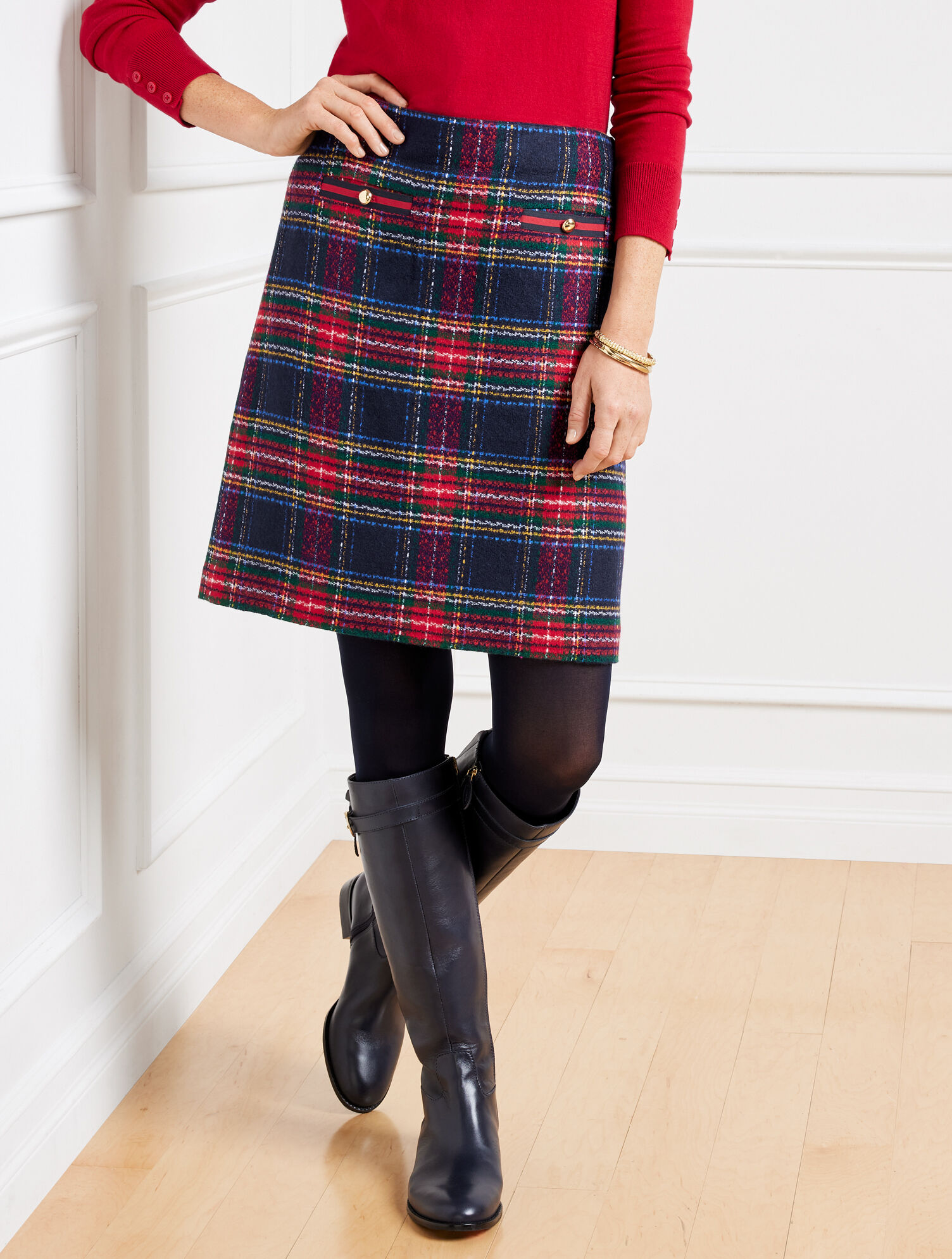 A-Line Skirt - Glee Plaid