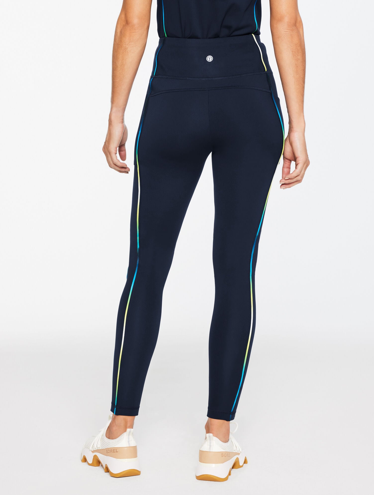 Sport Fleeceback Leggings - Ombr&eacute; Piped